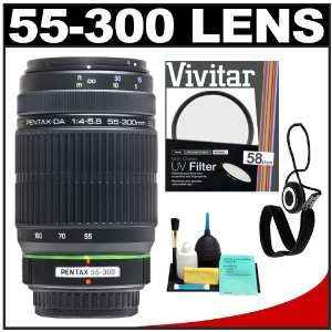  Pentax SMC DA 55 300mm f/4 5.8 ED Digital Zoom Lens 