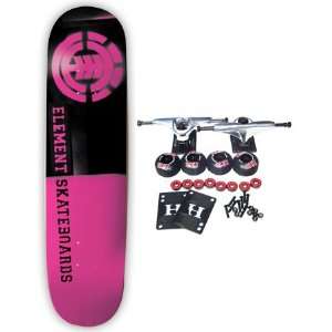  ELEMENT SKATEBOARDS Complete Skateboard PINK DIVIDED 