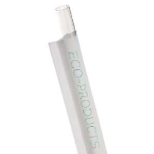 Eco Products EP ST990 9.5 Jumbo Clear Plastic Wrapped Straw (Case of 