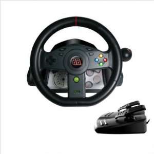   02/1 OFFICIALLY LICENSED NASCAR RACING WHEEL FOR XBOX 360 Video Games