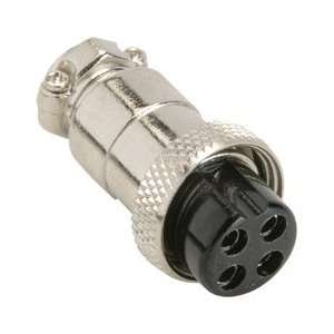  CB Mic Plug 4 Pin Female Electronics