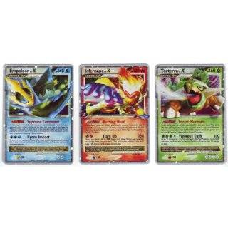 Pokemon Dp09 Torterra, Dp10 Infernape, Dp11 Empoleon 3 Card Set [Toy 