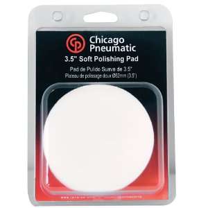   Pneumatic 8940166628 3.5 Soft Polishing Pad for Mini Polishers, White
