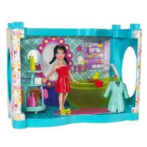    Polly Pocket Designables Crissy Bathroom Loft Toys & Games