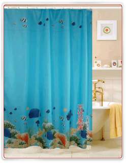 The Sea Tropical fish Polyester Shower Curtain WY2501  