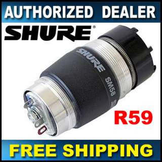 Shure R59 Replacement Cartridge for SM58 Microphone  