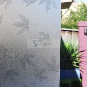   9m Maple Leaves Privacy Frosted Frosting Removable Window Glass Film