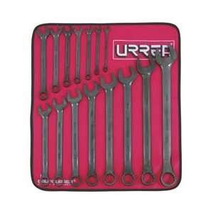  Urrea 15pc 7mm 21mm Blk Urrea Combo Wrench Set