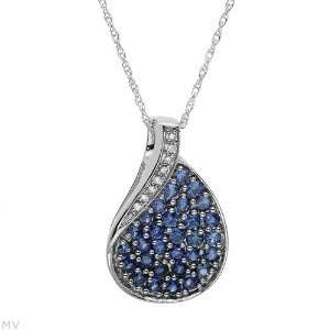 Necklace With 1.00ctw Precious Stones   Genuine Clean Diamonds and 