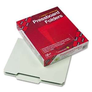  Smead   Recycled Pressboard Folders, 1 Expansion, 2/5 Cut, Top 