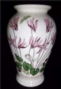 Portmeirion Botanical Garden Small Vase 1972 Cyclamen  