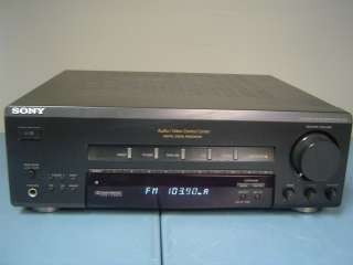 SONY STR V200 RECEIVER FRONT REAR CENTER GOOD W/ REMOTE SMALL SIZE 