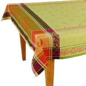   Jacquard 100% Cotton Tablecloth 63 x 78 Rectangle