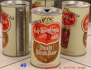 PENNSYLVANIA DUTCH DRAFT BIRCH BEER OLD SODA CAN #49  