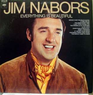 Autographed JIM NABORS everything is beautiful LP Mint  Promo C 30129 