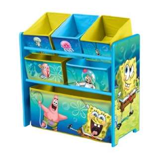 SPONGE BOB Kids Playroom Toy Bin Organizer Storage Box  