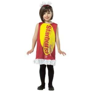 Lets Party By Rasta Imposta Starburst Ruffle Dress Child Costume / Red 
