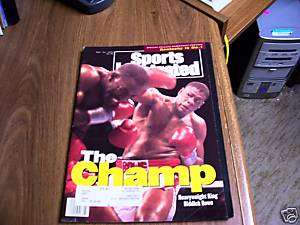 Sports Illustrated 1992 Bowe / Holyfield Cover  