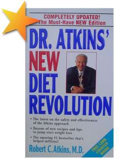   Atkins New Diet Revolution Low Carb Book WT6289 9780060012038  