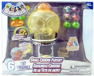   Squinkies Holder For Boys Skull Cavern Playset w 6 Exclusive Squinkies