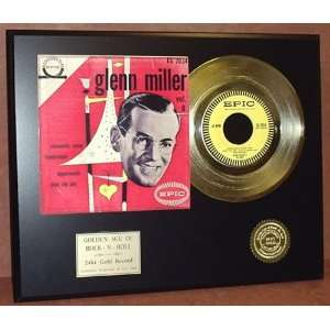  GLENN MILLER GOLD 45 RECORD PICTURE SLEEVE LIMITED EDITION 