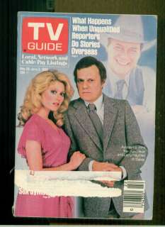 TV Guide Magazine 1983 Dallas Audrey Landers Hagman  