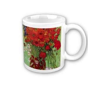   Red Poppies and Daisies by Vincent Van Gogh Coffee Cup Everything