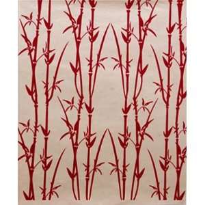  Grehom Wrapping Paper (Set of 2)   Red Bamboo; Handmade Gift 