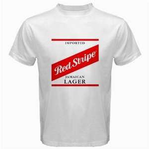  Red Stripe Beer Logo New White T Shirt Size  2XL 