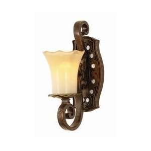 Kalco 4871RB Rembrandt Carlisle Tuscan 1 Light Wall Bracket With Glass 