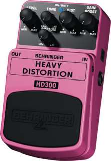 New Behringer HD300 Heavy Distortion Pedal w/GIFT  