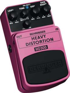 New Behringer HD300 Heavy Distortion Pedal w/GIFT  