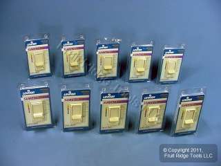   10 NEW Leviton Ivory Decora Light Dimmer Switches 078477130490  