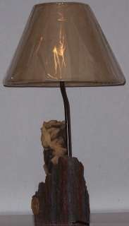 Table Lamp Horse Head DriftWood 60 watt NEW  