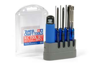 TAMIYA 74085 RC Tool Set 8pcs PLASTIC MODEL CRAFT TOOLS  