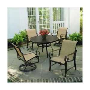  Sling Dining Groups   48 Round Dining Table with 4 Dining Chairs 