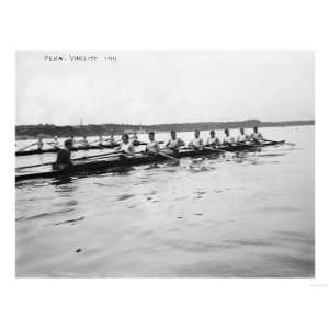  Pennsylvania University Rowing Crew Team Photograph 