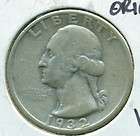 1932 S Washington Silver Quarter   90% Silver   Very Ni
