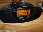 T276B TIMEX AUTO SET CLOCK Stereo RADIO Time Zone LOUD NATURE SOUNDS 