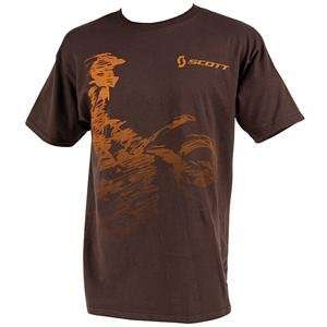  Scott Brrap T Shirt   X Large/Chocolate Automotive