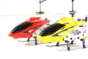 SYMA S107G Helicopter YELLOW & RED GYRO 3.5 CH Metal Frame RC Toy 