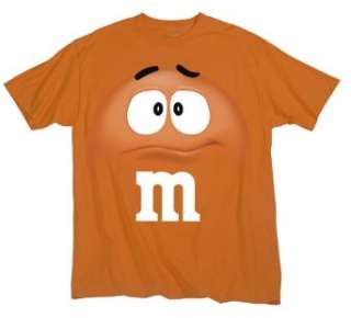  M&M M&Ms Crispy Orange Face T Shirt Clothing