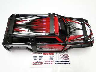 NEW TRAXXAS SUMMIT 1/10 Body Set Factory Red New Upgraded Design RM6R 