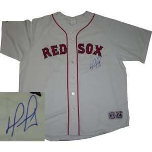  David Ortiz signed Boston Red Sox Majestic White Rep 