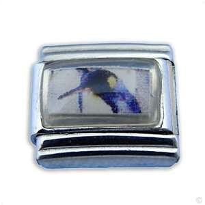 italian Charms for bracelet   bird, modul singing bird, Classic italy 