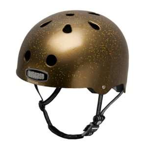 Crossover Helmet   Gold Sparkle Model NXVR 1029S Cycle & Skate Helmet 