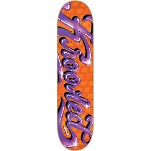  Krooked Klassic#2 Sm Skateboard Deck   7.68 Orange/Purple 
