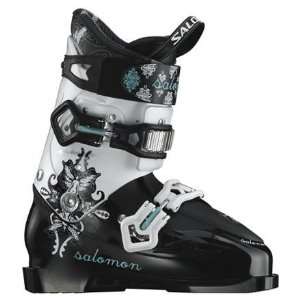   Salomon Poison Ski Boot   Womens Black/White, 25.5