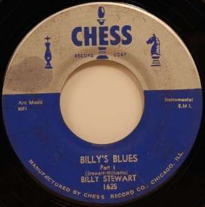 BILLY STEWART 45 CHESS 1625 VG++ 56 R&B BILLYS BLUES  