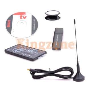 New USB DVB T Digital TV Tuner Receiver HDTV and FM Radio K  